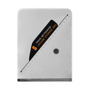 Adaptive vacuum storage bag for suitcases