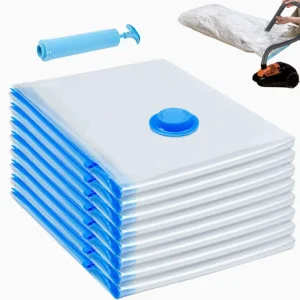 Vacuum Compression Storage Bag - With air Pump for Clothing, Bedding and Shoes Storage. Suitable for Bedroom Use.