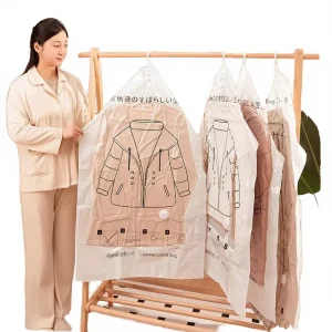 PA+PE Vacuum Compression Bags: Dustproof & Moisture-proof  Modern Design for Storing Clothing, Coats, and Down Jackets