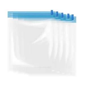 Transparent  Roll Vacuum Storage Bags for Bathroom Vacuum Compression Zipper Storage Bags Vacuum Seal Bags for Clothes