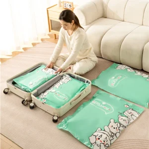 Animation Printing PEPA Tear Proof Household Vacuum Compression Bag Accepts Customization