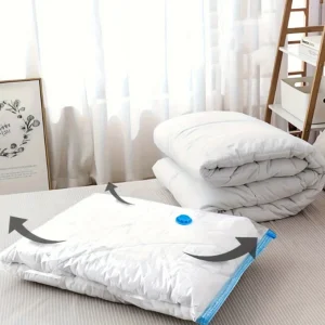 Factory Direct Supply Vacuum Storage Bag with Pump, Space Saver Bags for Blankets Pillows Winter Clothes 60*80cm