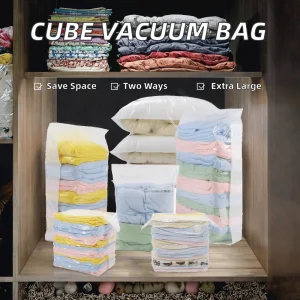 Factory Price 3D Compression Bag Made of PET/PE Material Suitable for Room Storage