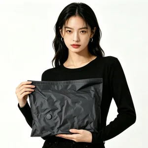 Low Price Plastic Compressed Vacuum Storage Bags Organizer for Bedding and Clothing Black