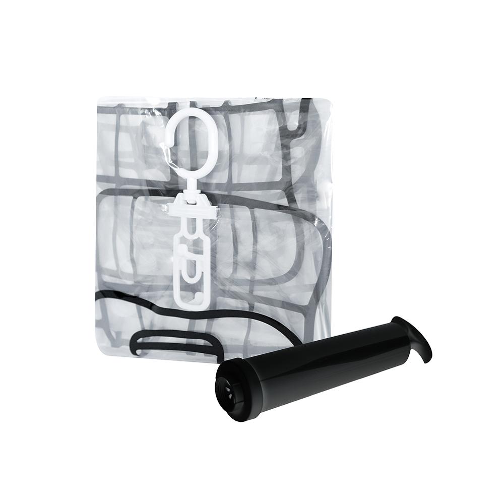 Moth-Proof Hanging Vacuum Compression Bag with Zipper for Living Room Space