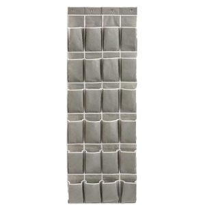 Foldable Hanging Storage Bag with Hooks Behind Doors Organizer Shoes Toy Hanging