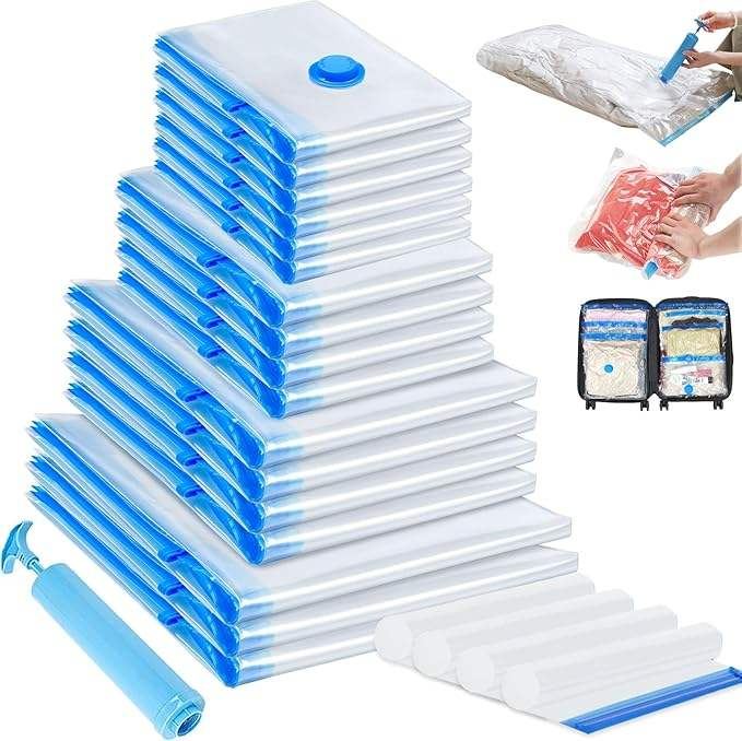 Vacuum Storage Bags for Clothing — Eco-Friendly Space-Saving Flexible Design