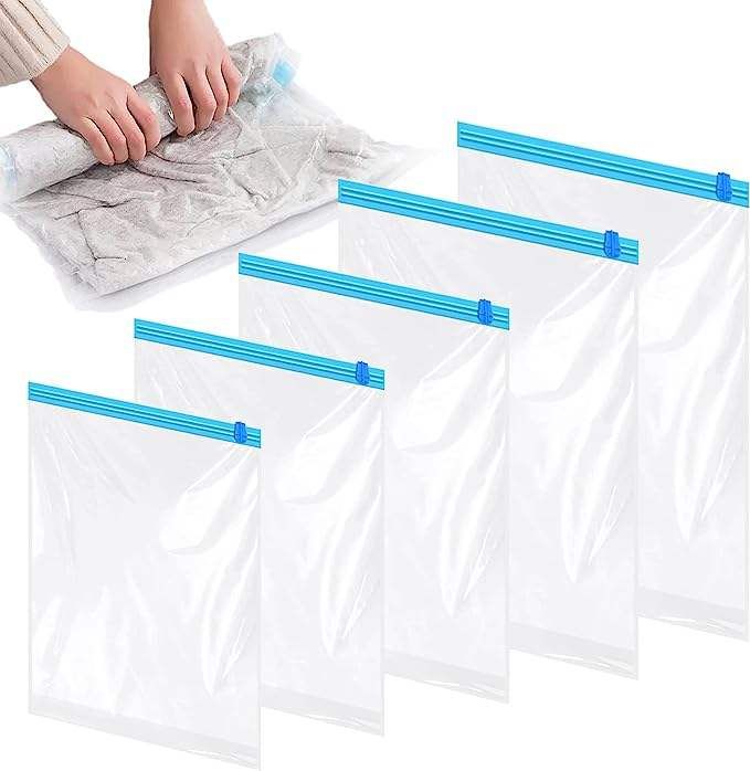 Manufacturer's Vacuum Space Saver Bag for Clothes Travel &