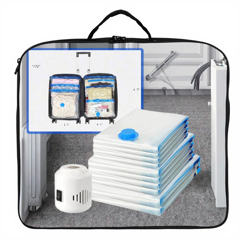 Space Saver Anti Mildew Vacuum Seal Cloths Storage Bag Vacuum Storage Bags Sealed Vacuum Storage Bags 5 Pack with Pump — Qingdao Sanyuan